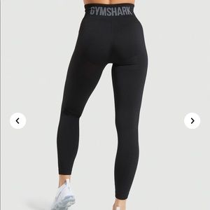 GYMSHARK - BLACK LEGGINGS - FLEX HIGH WAISTED